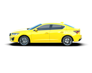 beyaz arka planda modern araba