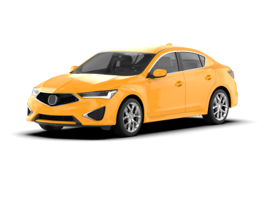 Beyaz arka planda modern bir araba. 3d oluşturma