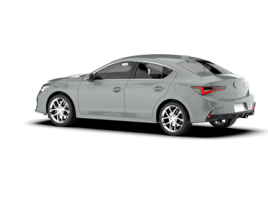 beyaz arka planda modern araba.