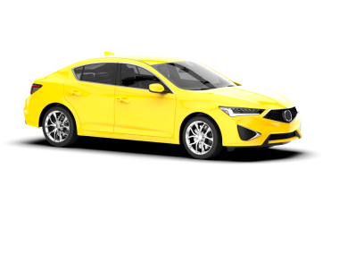 beyaz arkaplandaki araba.