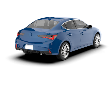 gerçekçi araba arka görüş vektör çizimi