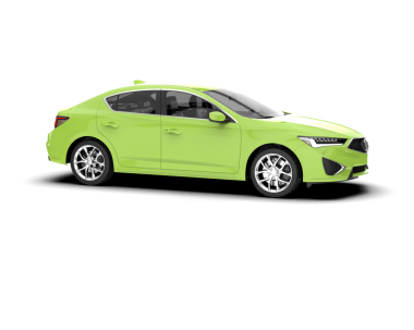 Modern araba beyaz arka planda izole edilmiş. Vektör çizimi. 3d oluşturma