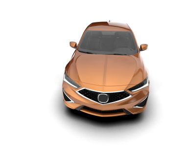 Modern araba 3 boyutlu illüstrasyon. 3d oluşturma