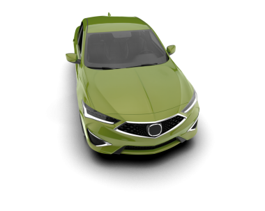 modern araba beyaz arka planda izole edilmiş