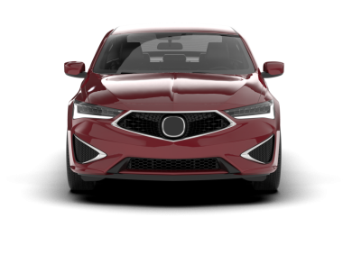 Arka planda modern bir araba. 3d oluşturma