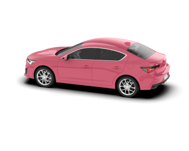 beyaz arkaplanda modern araba.