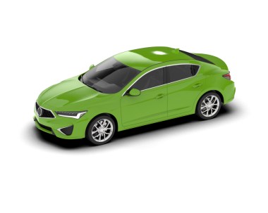 araba beyaz arkaplanda izole edildi.