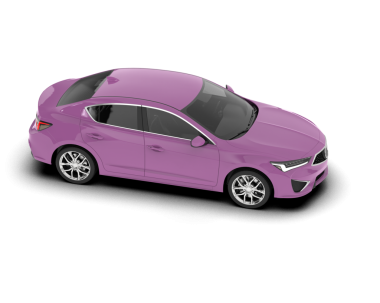 Modern araba beyaz arka planda izole edilmiş. Vektör çizimi. Gölgeli 3 boyutlu araba..