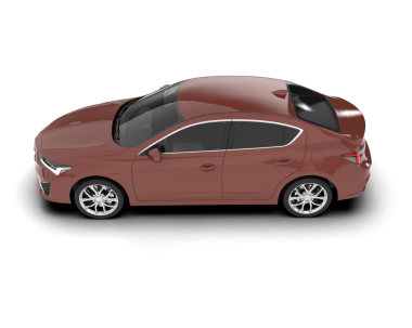 kırmızı modern SUV arabası