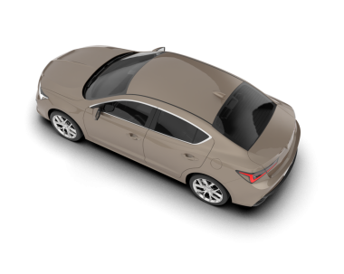 modern araba kenarı görünümü.