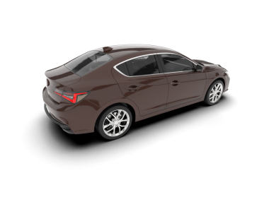 Modern araba. 3d illüstrasyon