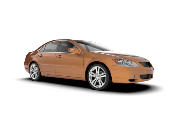 beyaz arka planda modern araba