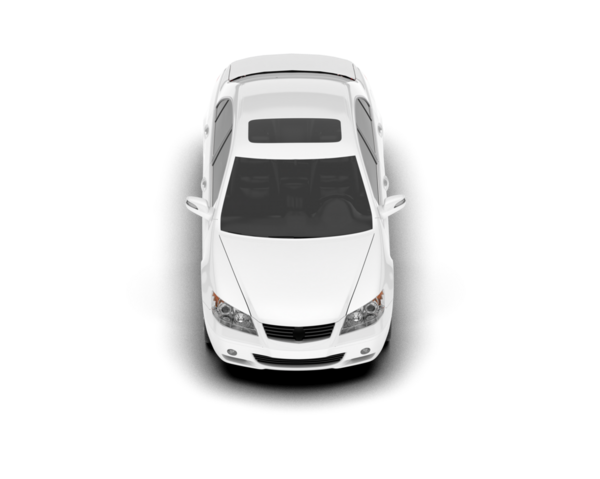 Araba manzaralı. beyaz arkaplanda izole.