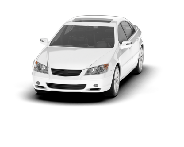 beyaz modern araba. beyaz arkaplanda izole