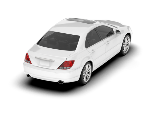 beyaz araç arkaplanı beyaz üzerine izole edildi