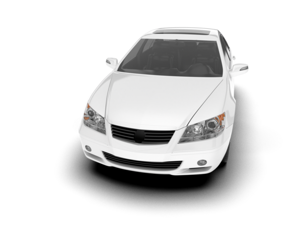 Beyaz lüks iş araba