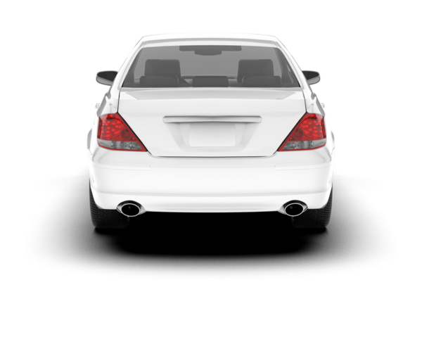 beyaz arka planda modern beyaz araba