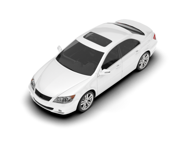 araba beyazda izole edildi