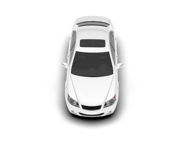 Modern araba beyaz arka planda izole edilmiş. vektör illüstrasyonu