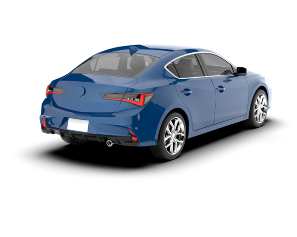 gerçekçi araba arka görüş vektör çizimi