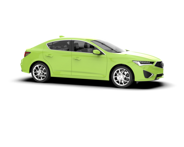 Modern araba beyaz arka planda izole edilmiş. Vektör çizimi. 3d oluşturma