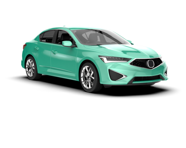 3 boyutlu araba beyaz renkte.