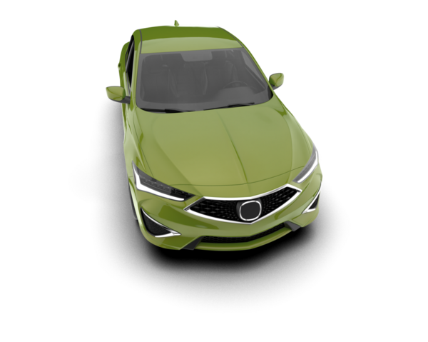 modern araba beyaz arka planda izole edilmiş