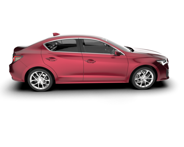 beyaz arkaplanda modern araba