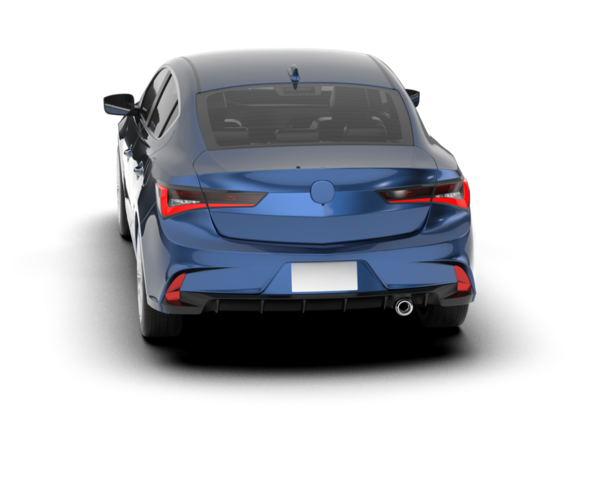 Siyah arka planda bir araba. vektör illüstrasyonu.