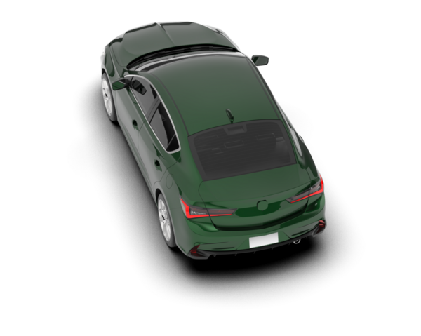 modern araba beyaz arka planda izole edildi. 3 boyutlu görüntüleme -