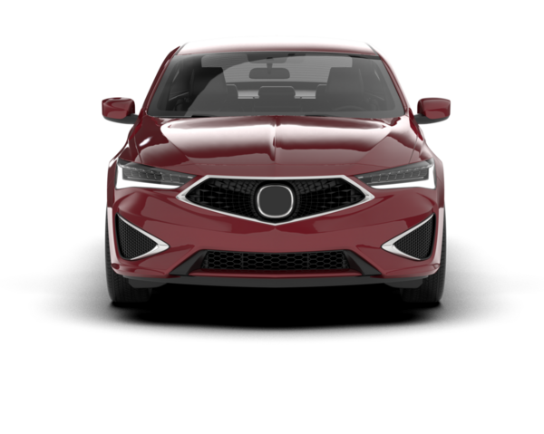 Arka planda modern bir araba. 3d oluşturma