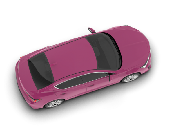 beyaz arkaplanda modern araba