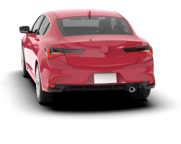 Beyaz arka planda modern bir araba. Yan görünüş. yüksek çözünürlük