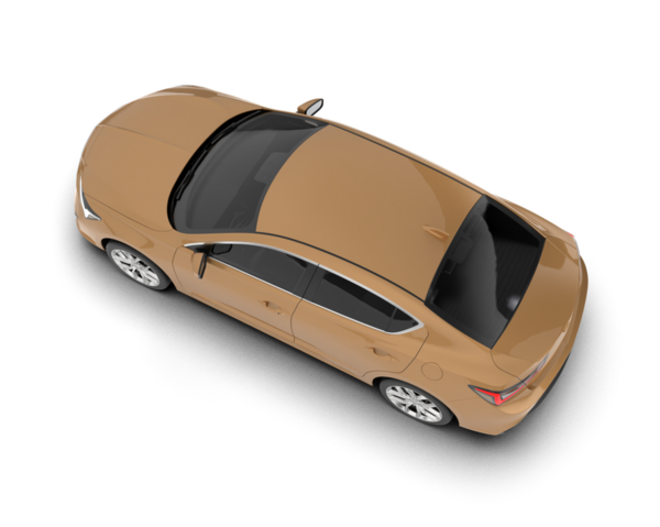 beyaz arka planda modern araba