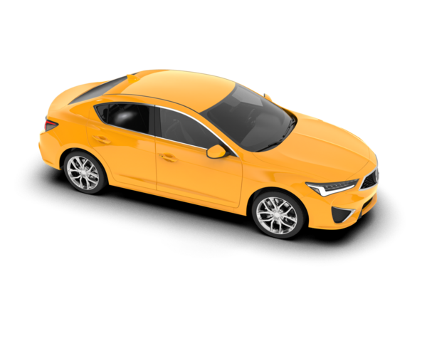 gerçekçi araba vektörü. Ön görünümün kenar görünümü