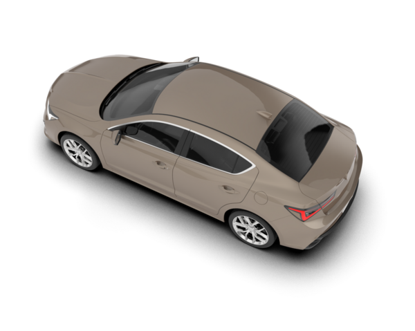 modern araba kenarı görünümü.