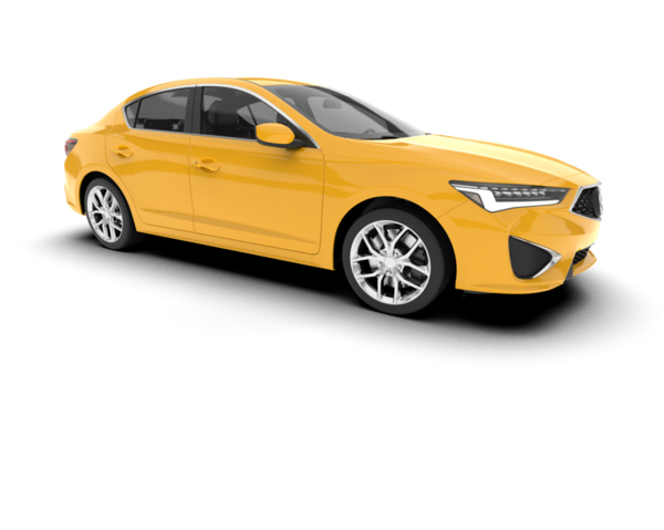 Modern lüks araba, beyaz arka planda izole edilmiş, 3 boyutlu, 3 boyutlu resimli..