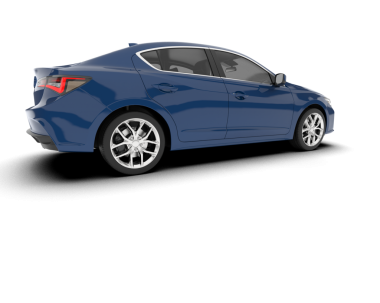 Beyaz arka planda modern bir araba. yan görünüm