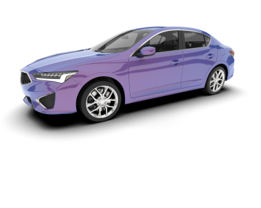 Gerçekçi bir araba. Ön manzara. 3 Boyutlu Hazırlama.