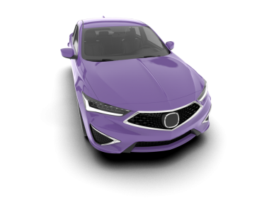 Modern araba, 3 boyutlu.