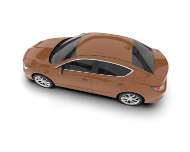 modern araba beyaz arka planda izole edilmiş