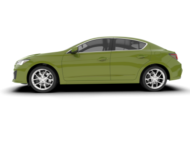 Beyaz arkaplandaki araba