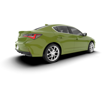 modern otomobil arka planda izole edildi