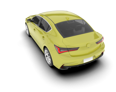 beyaz arka planda modern araba