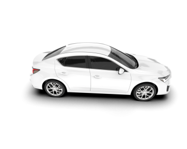 Modern araba vektör çizimi. Ön manzara. yan görünüm