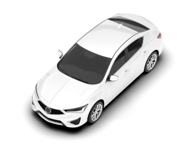 araba beyazda izole edildi