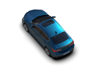 araba siyah arkaplanda izole edildi