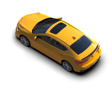 Daha az genel bir konsept arabanın 3 boyutlu çizimi