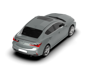 Modern araba. Araba yan görüntüsü beyaz arkaplanda izole edilmiş. yüksek kalite