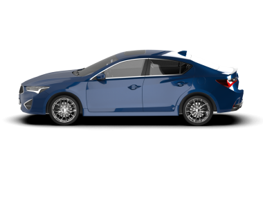 modern otomobil arka planda izole edildi